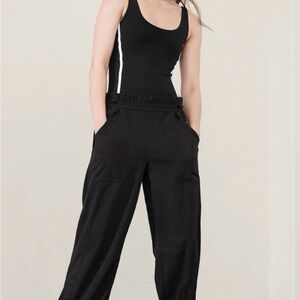 Athleta Black Trekkie High Rise Parachute  Pants